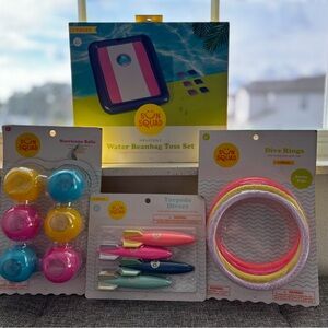 Sun Squad Water Beanbag Toss Set and Dive Rings